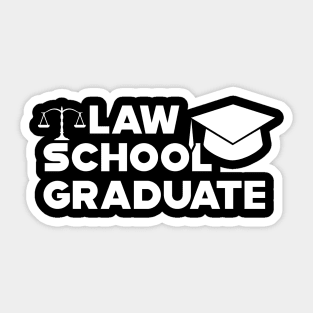 Law School Graduate Sticker